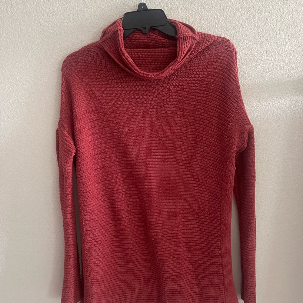 Cozy Red Turtleneck Sweater